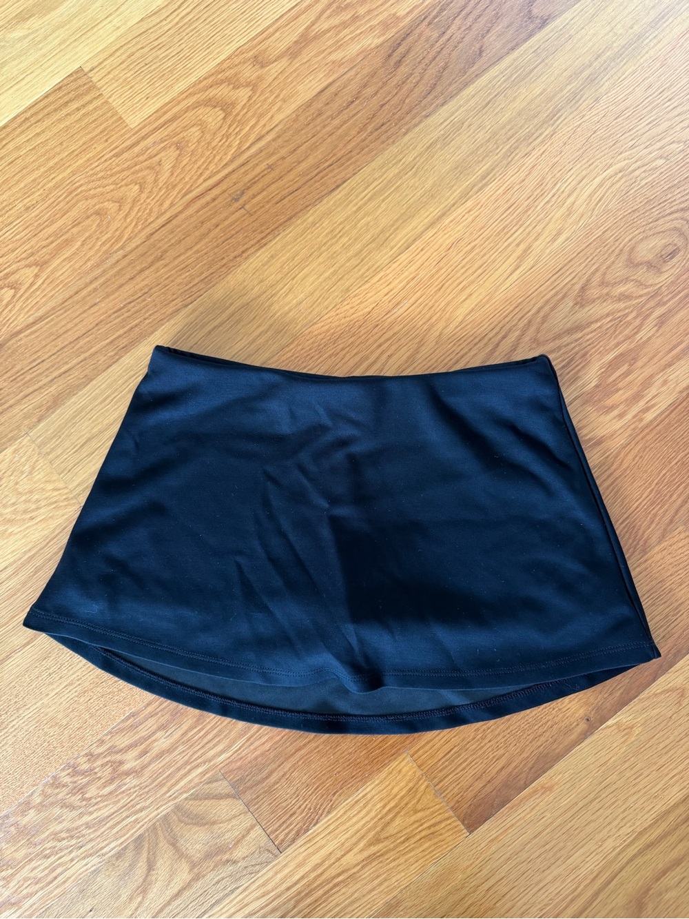 Low rise Black Women's Skirt